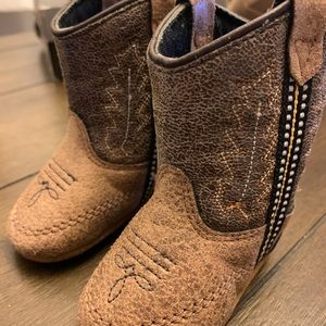 The Western Company Leather Infant boots